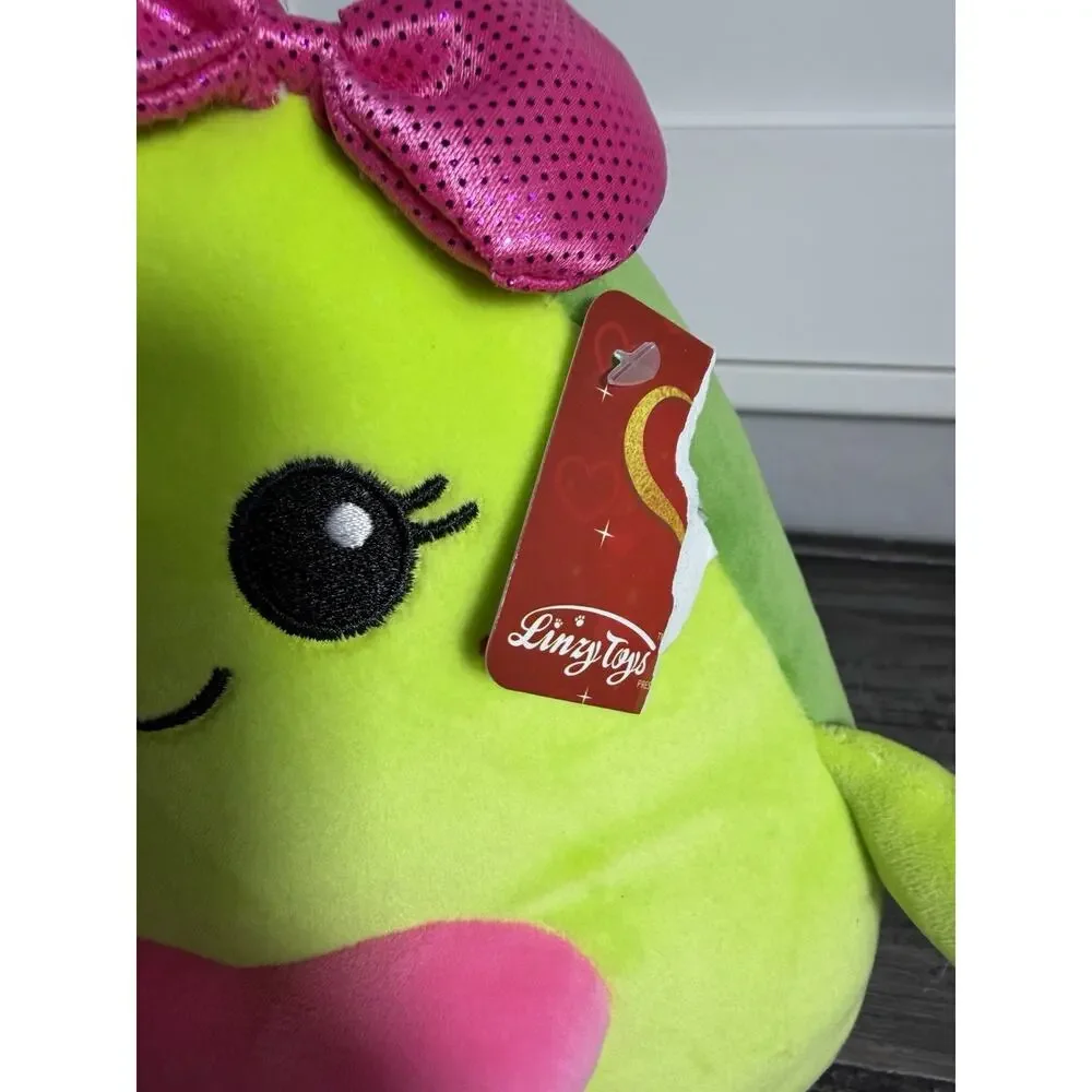 Linzy Toys Avocado Flush 9x14” Linzy Plush XOXO Plushie Stuffed Animal Collector